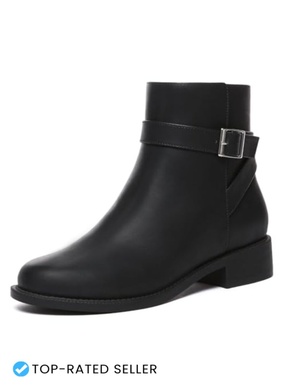 Women's Ankle Boots Chunky Low Heel Fall Short Booties